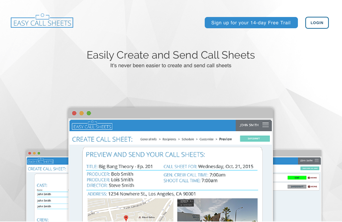 Easy Call Sheets gallery image