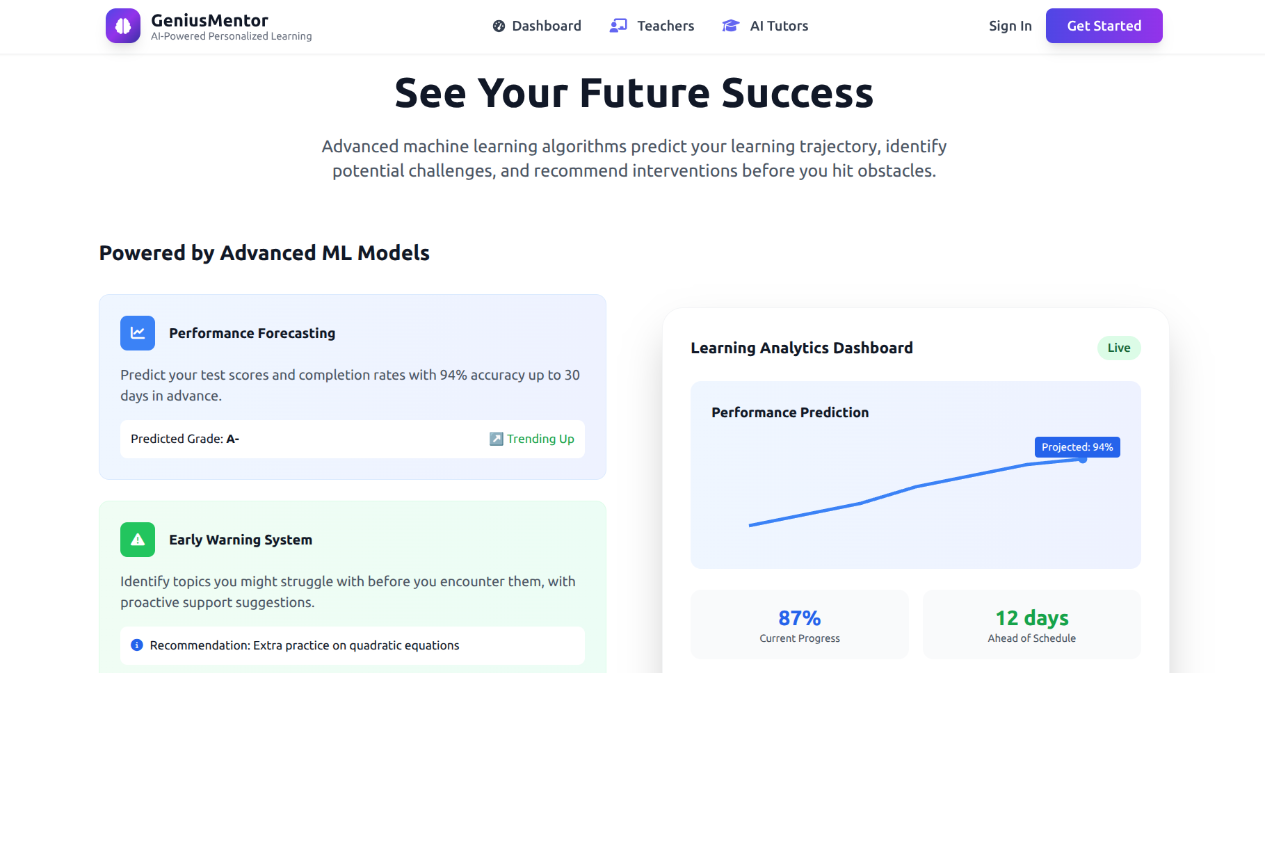 Geniusmentor AI gallery image