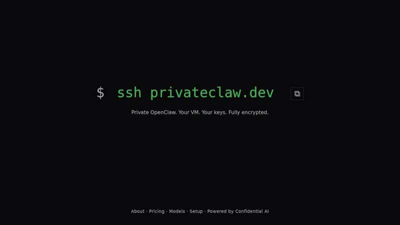 PrivateClaw screenshot 2