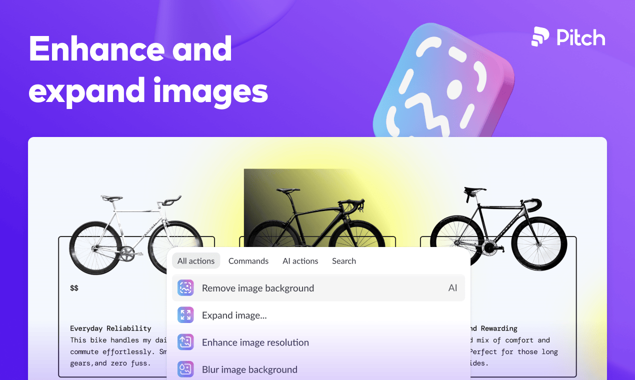 Pitch AI Actions gallery image