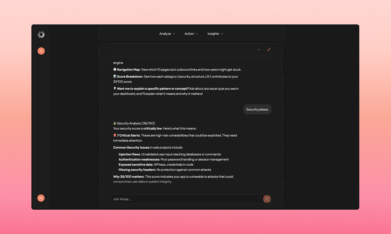 Miraje - Screenshot 5 showing product features and functionality
