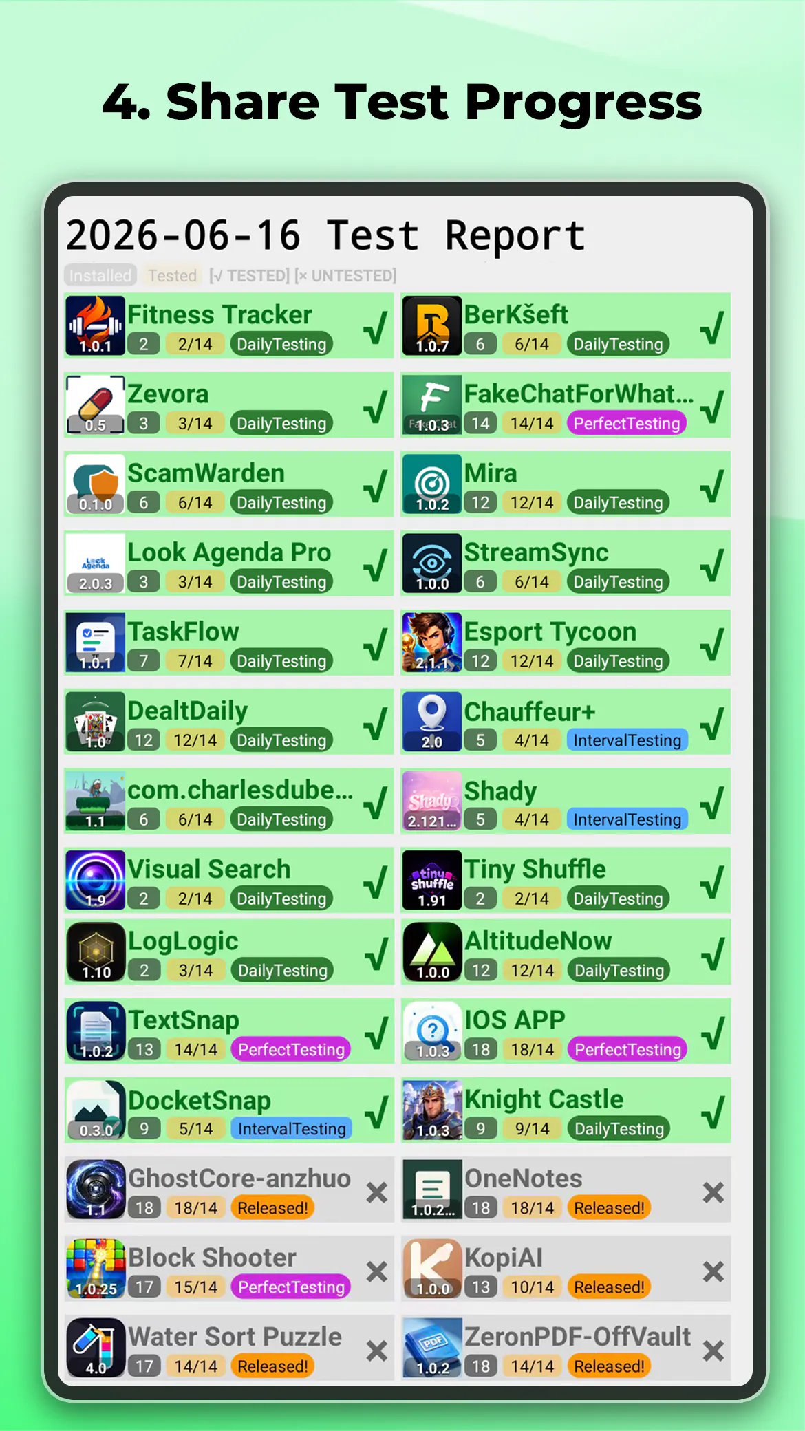 Closed Testing Assistant gallery image