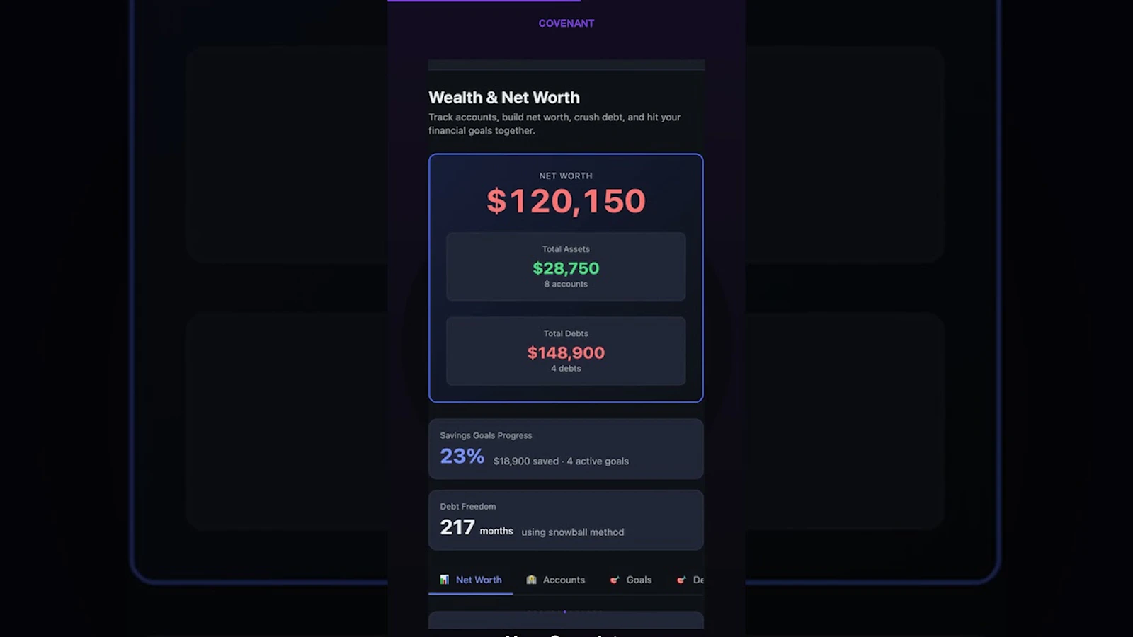 The Covenant App screenshot 1 (video preview)