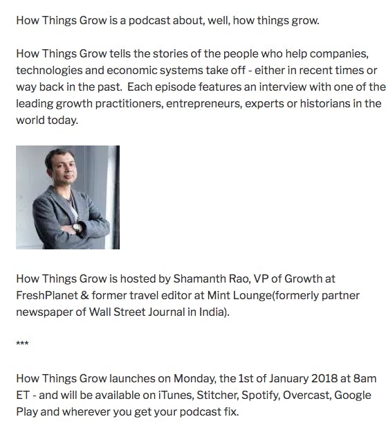 The How Things Grow Podcast media 1
