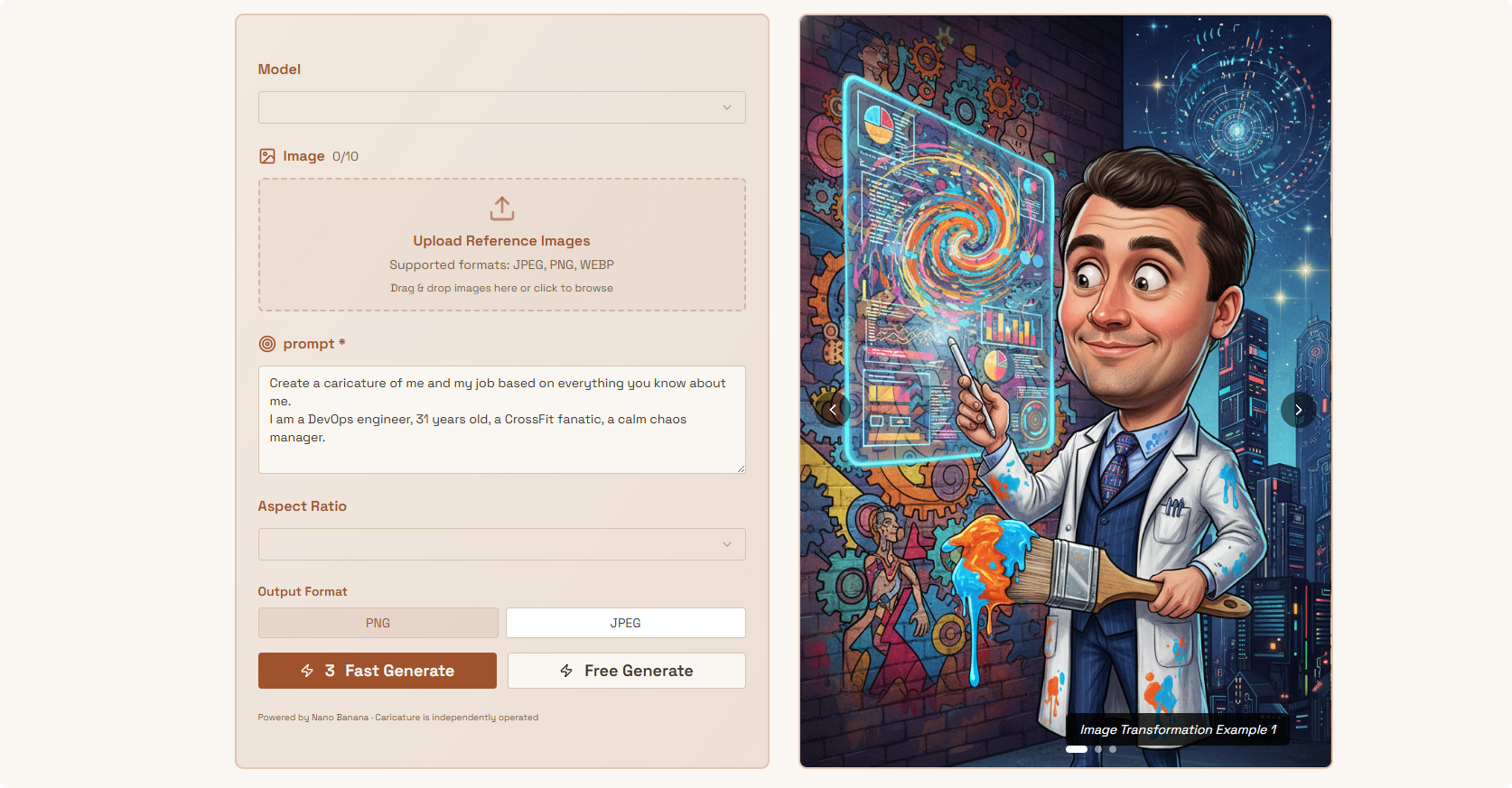 Caricature AI Studio   gallery image