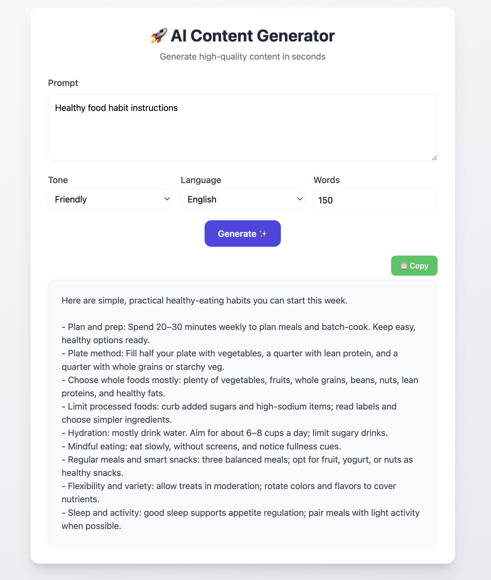 AI Content Generator