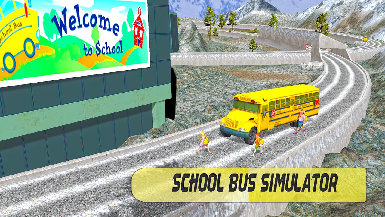 School Bus Coach Driving media 2