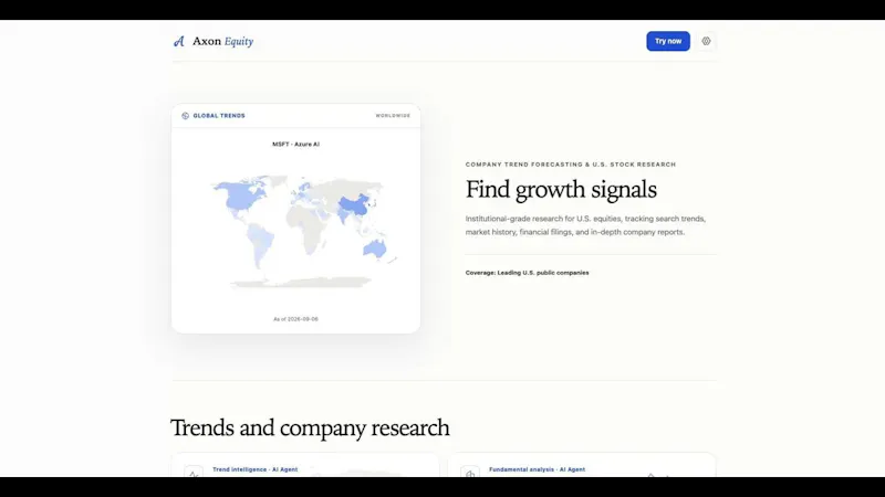 Axon Equity screenshot 1 (video preview)