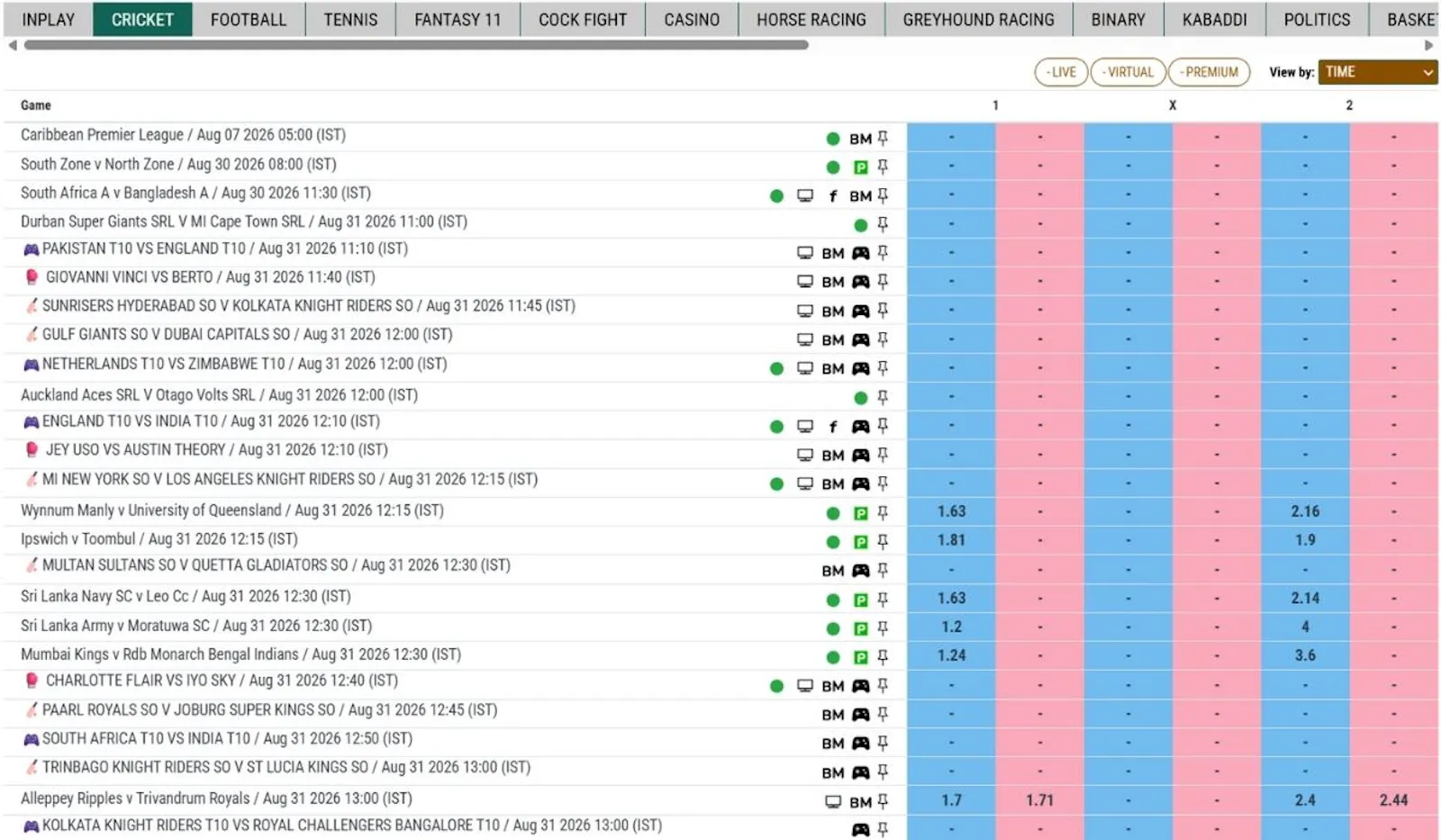 Cricbet99 screenshot 1