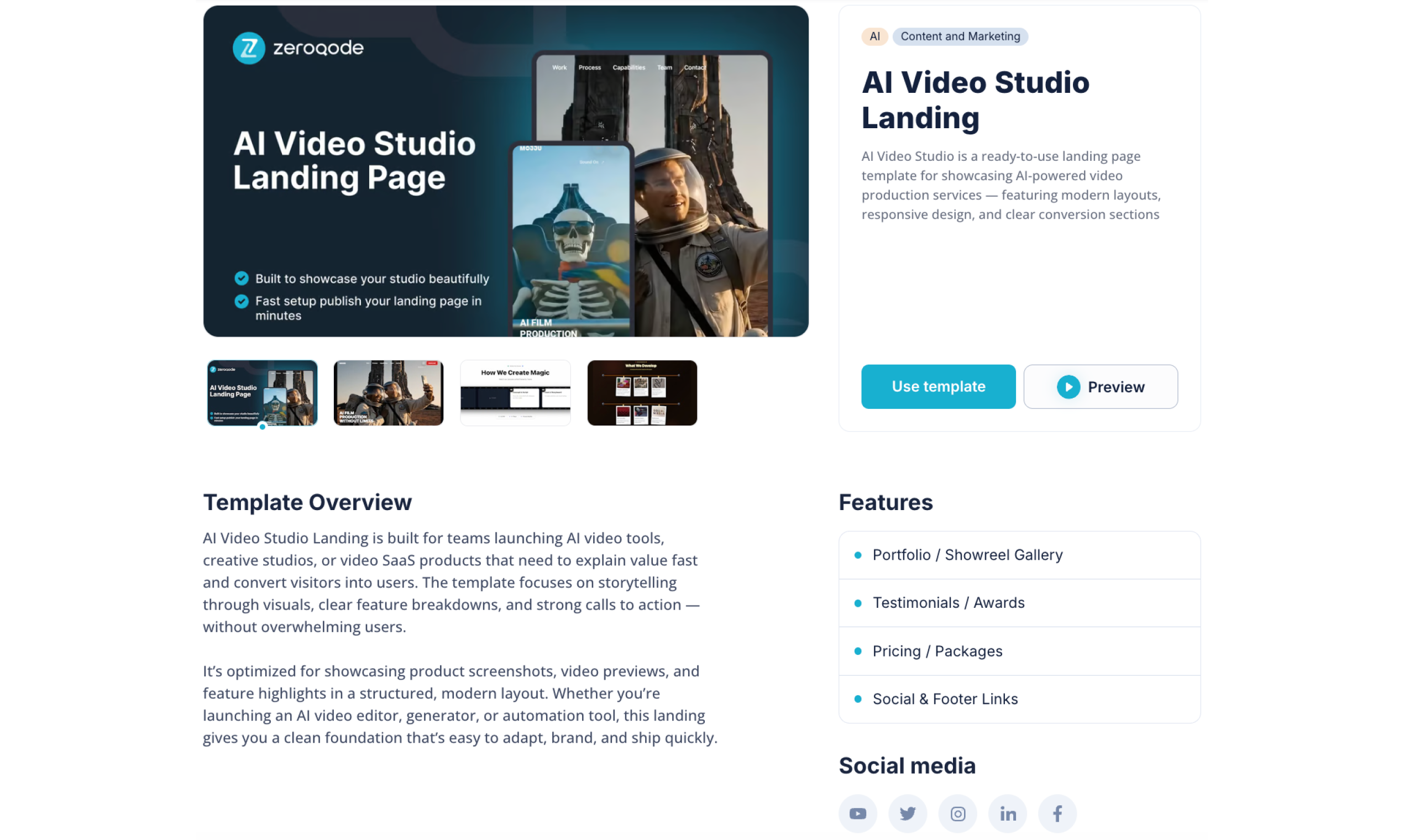 Lovable Templates - Screenshot 3 showing product features and functionality