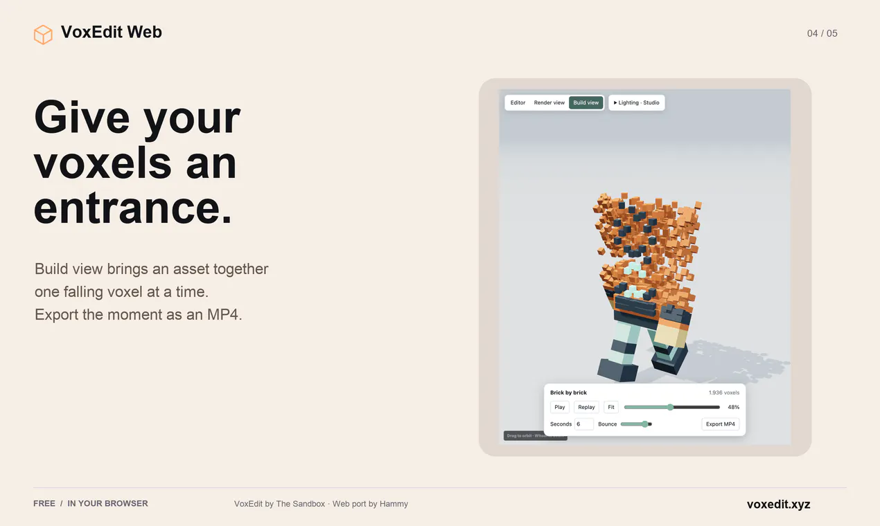 VoxEdit Web gallery image