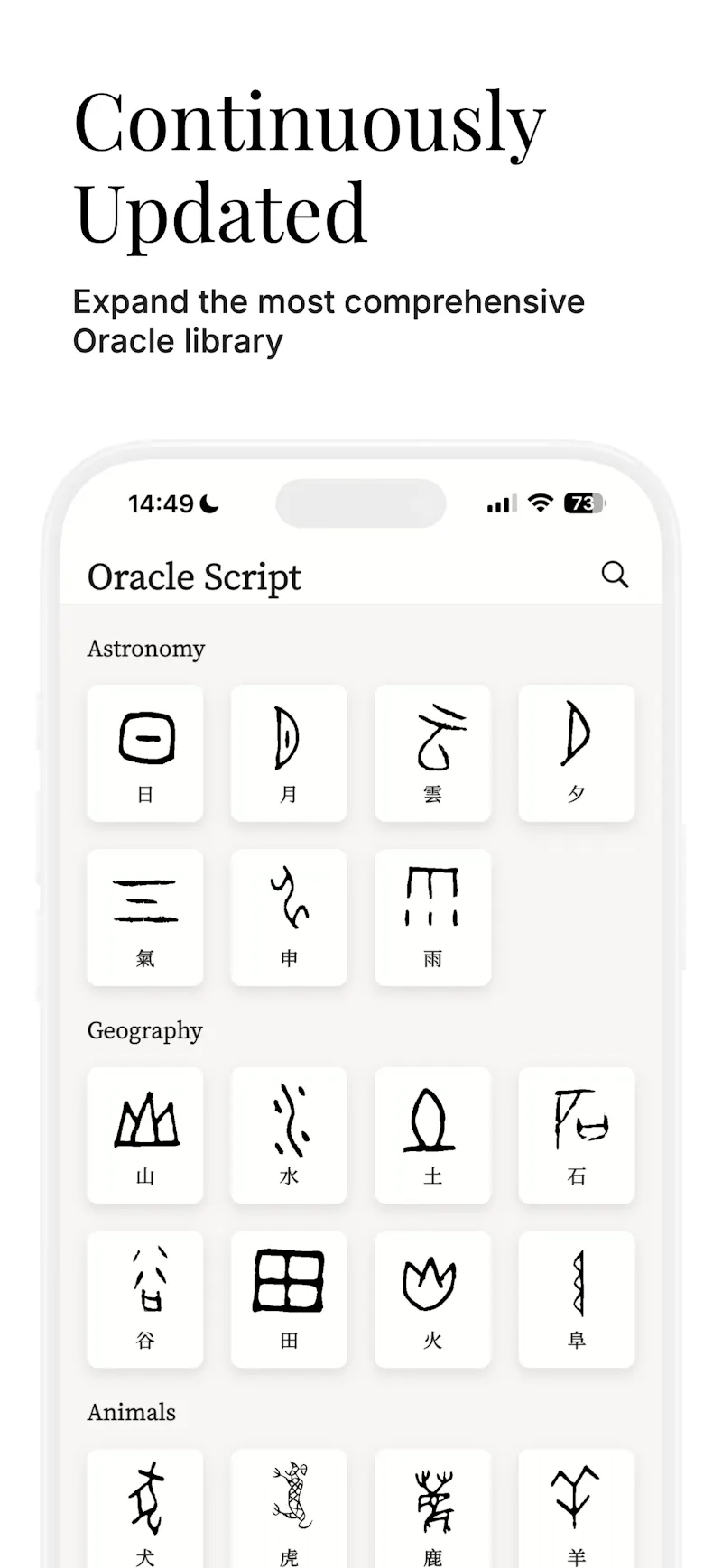 Chinese Oracle screenshot 3