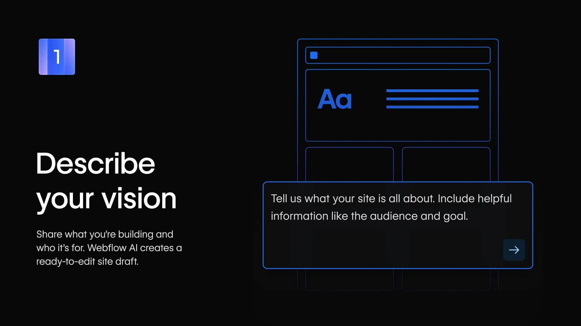 Webflow AI site builder gallery image