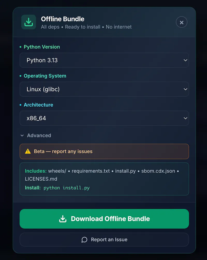 PyDeps screenshot 7