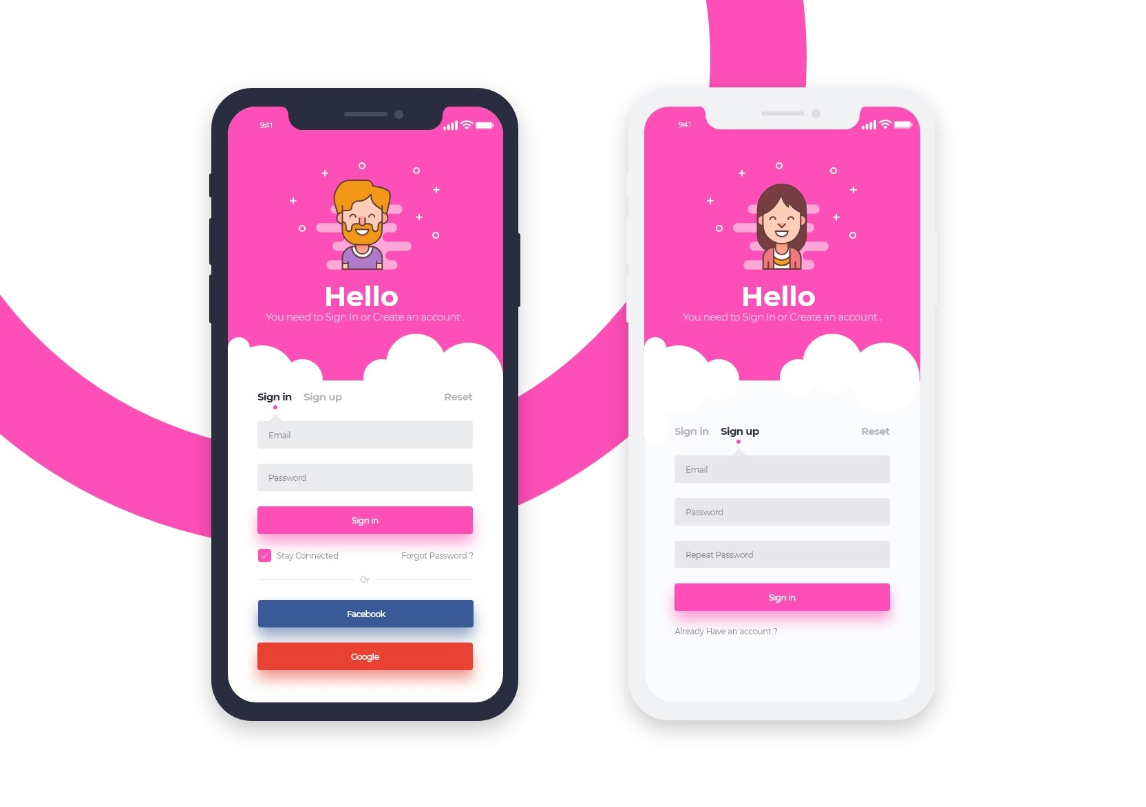Login Screen UI Design gallery image