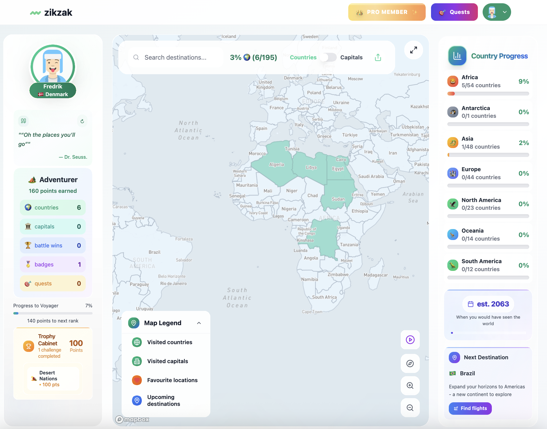 ZikZak Travel Tracker gallery image
