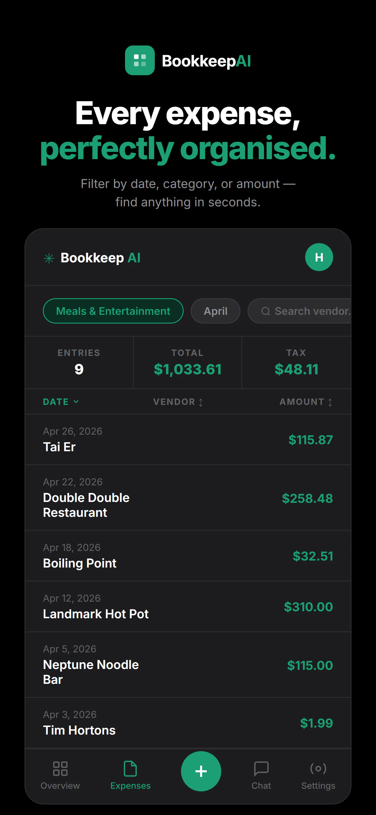BookkeepAI screenshot 5