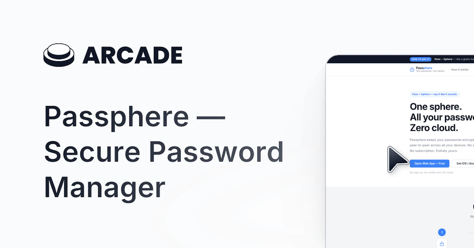 Passphere - Secure Password Manager screenshot 1