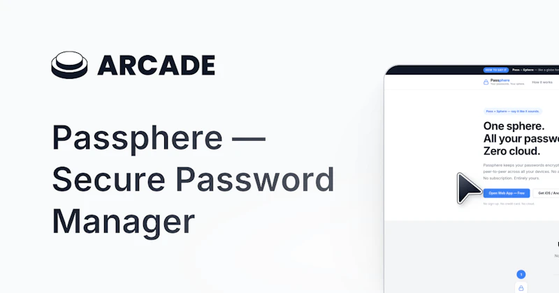 Passphere - Secure Password Manager screenshot 1