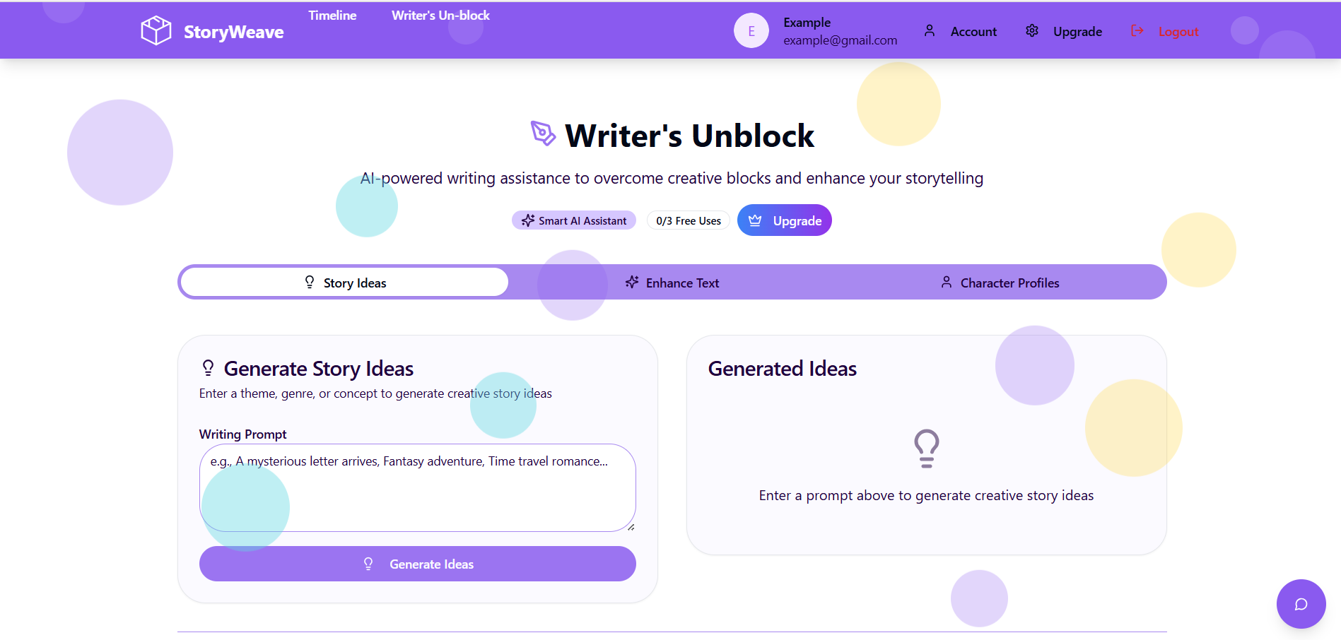 Storyweave - Plataforma de escritura de historias colaborativas media 2