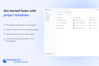 timeghost Project Board gallery image
