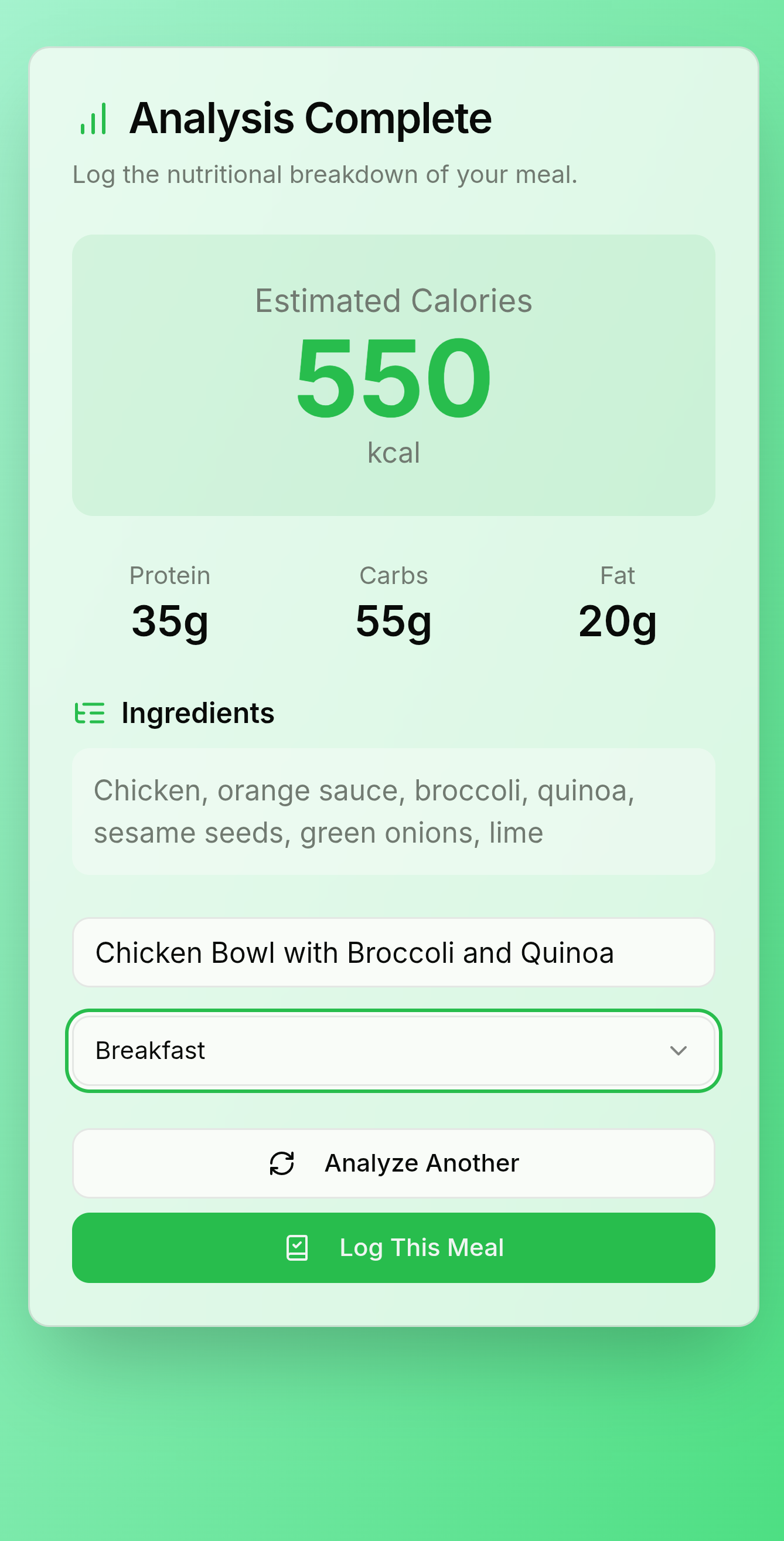TrackMyNutri - AI Snap Calorie - Screenshot 2 showing product features and functionality