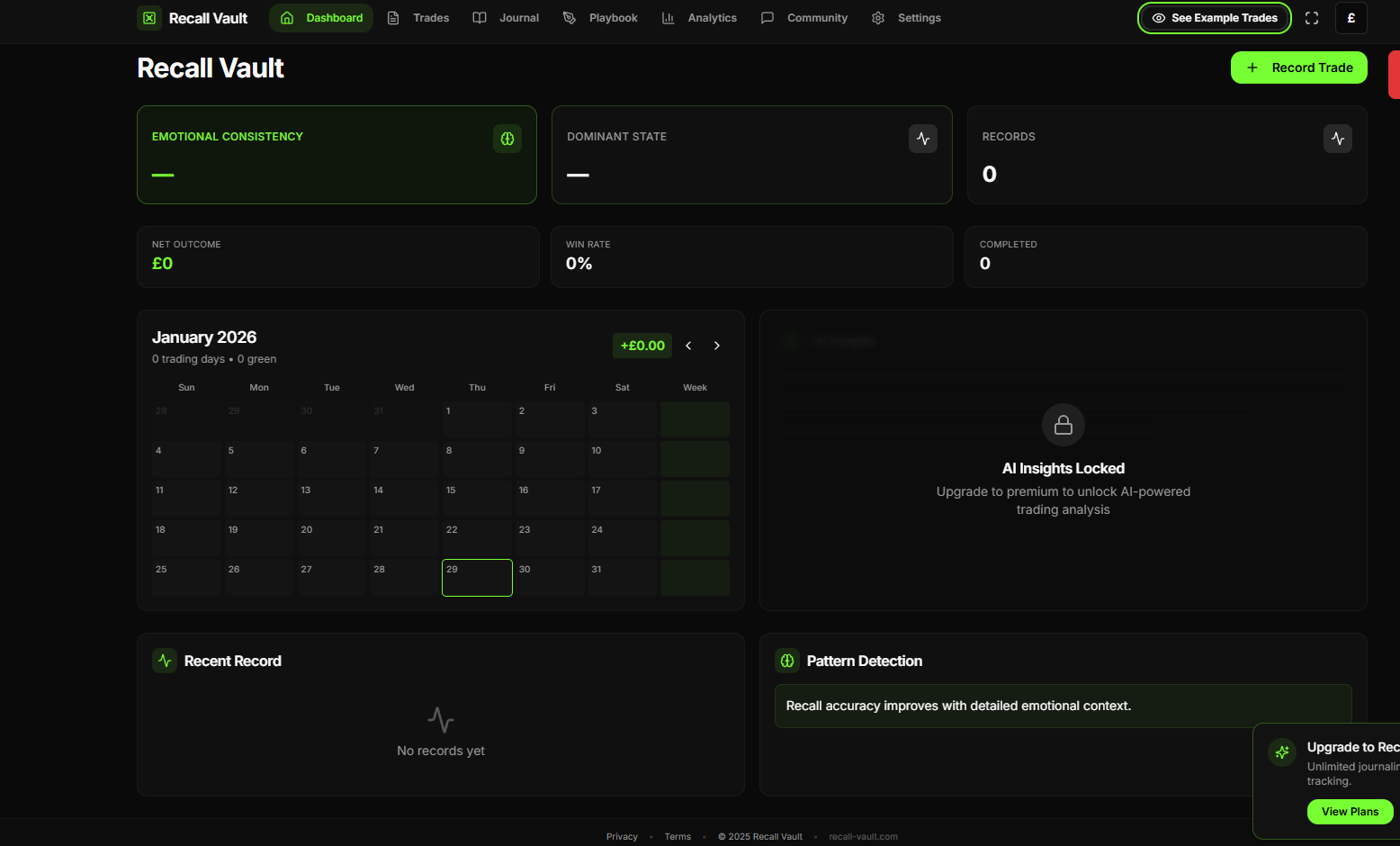 Recall Vault - Screenshot 3 showing product features and functionality