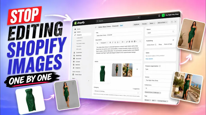 Crop.photo AI for Shopify screenshot 1 (video preview)