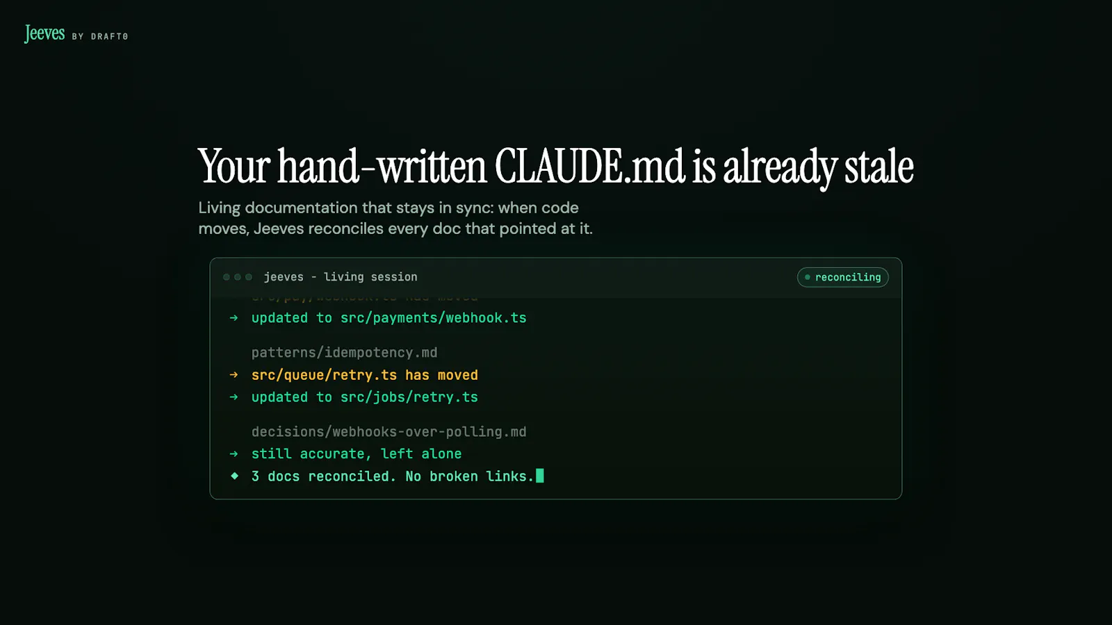 Draft0 — Jeeves screenshot 4