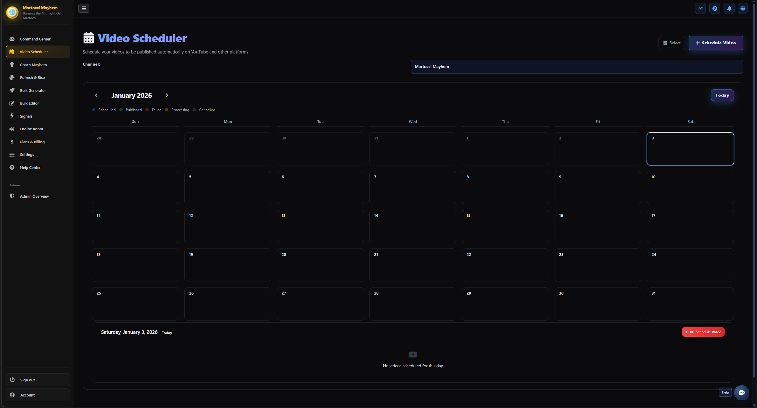 Analytics + Content for YouTube creators gallery image