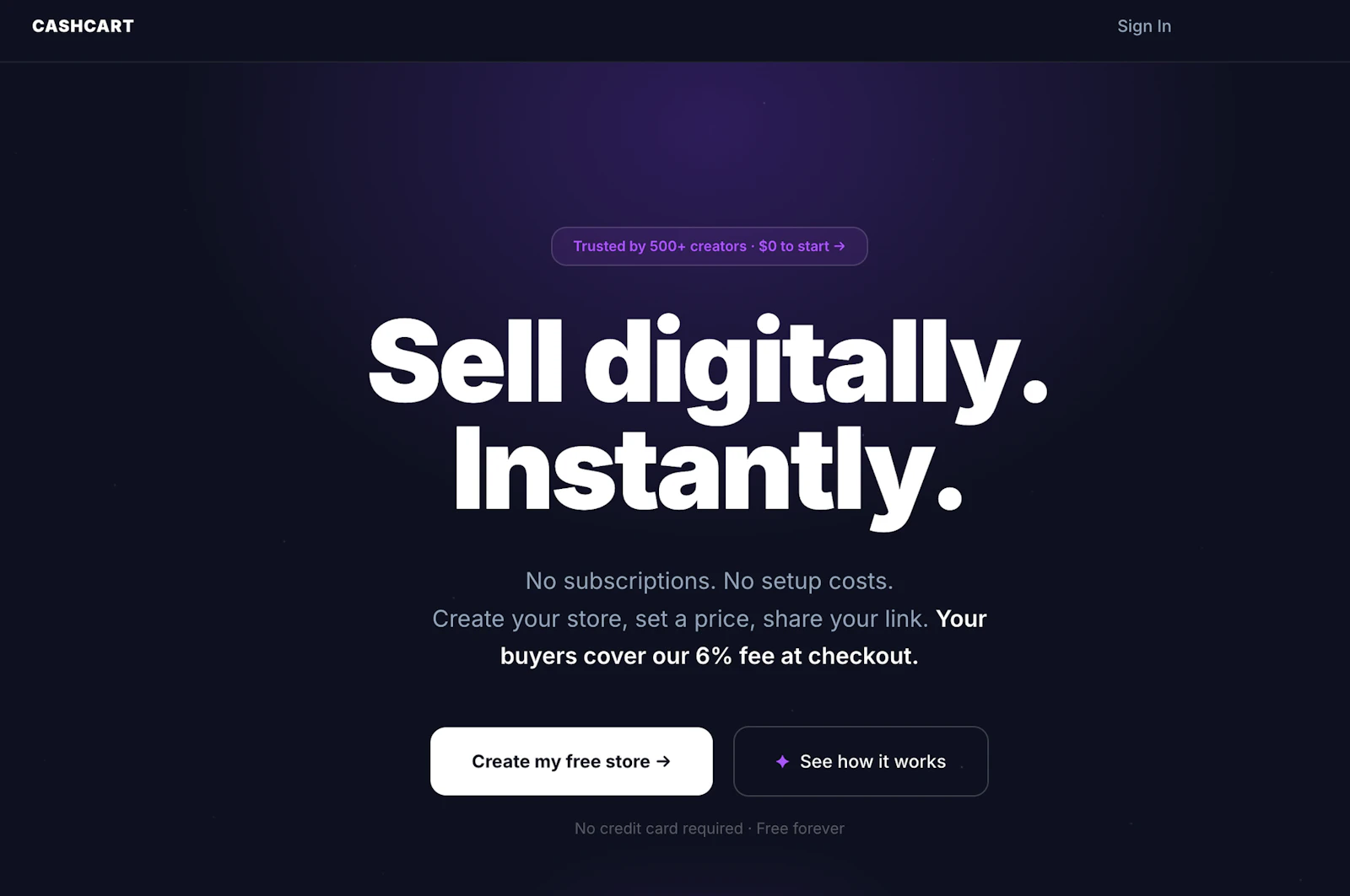 Cashcart screenshot 1