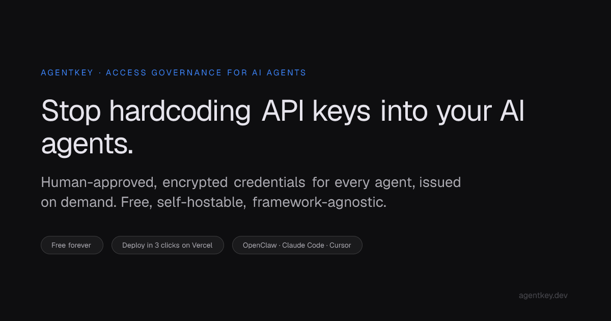 AgentKey — Agent Access Management gallery image