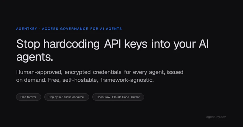 AgentKey — Agent Access Management screenshot 2