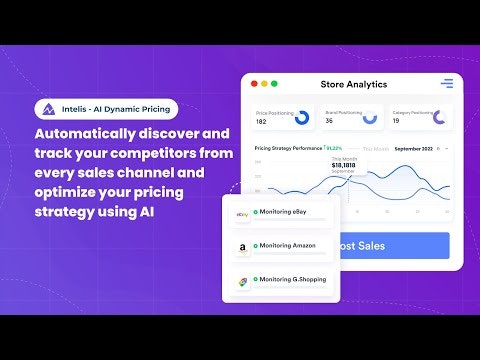 startuptile Intelis - AI Dynamic Pricing | Shopify-Empowering Shopify stores with intelligence