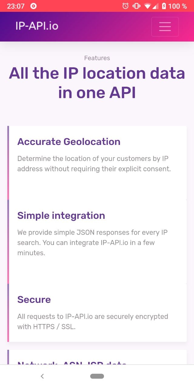 IP-API.io – Geolocation by IP gallery image