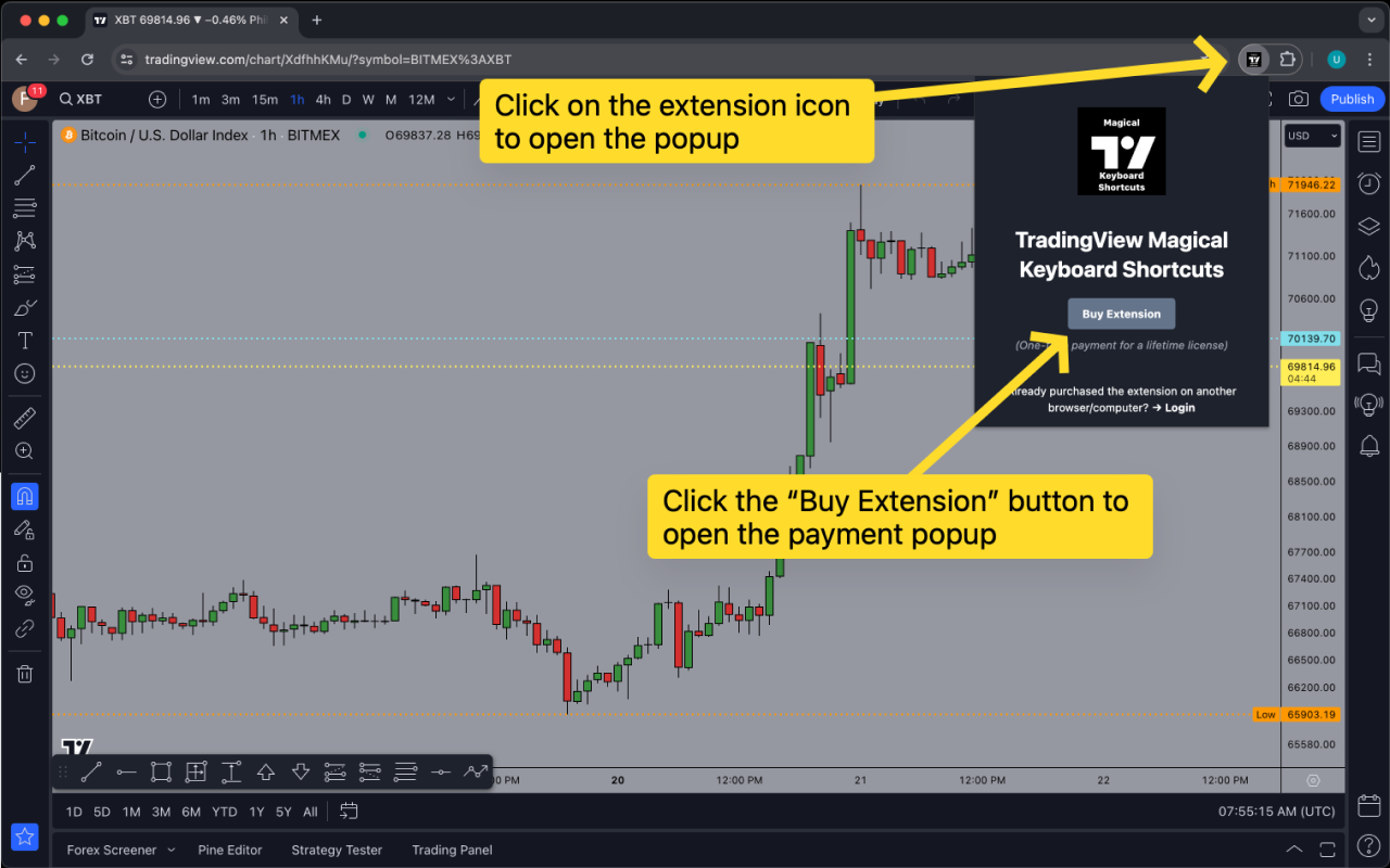 Scorciatoie da tastiera tradingview media 3