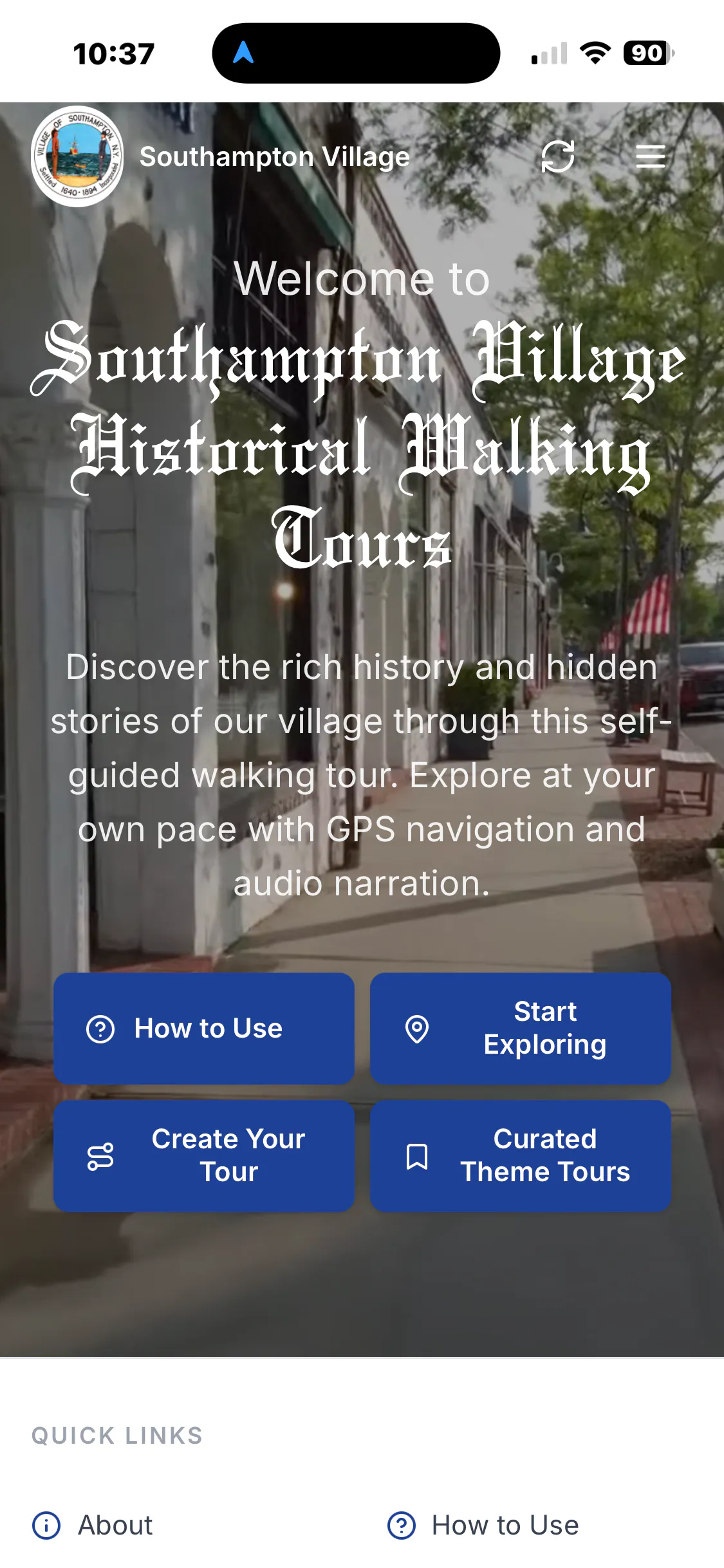 Branded GPS walking tour apps gallery image