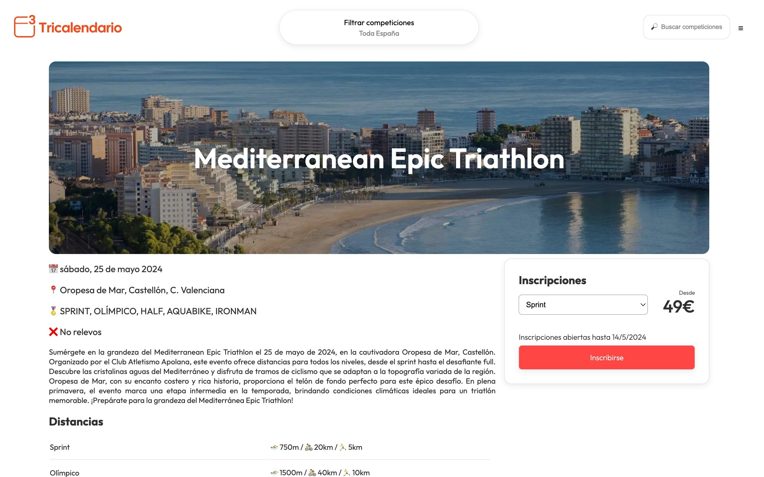Media Tricalendario - Kalendar Pertandingan Triathlon, Aquatlon dan Duathlon 2