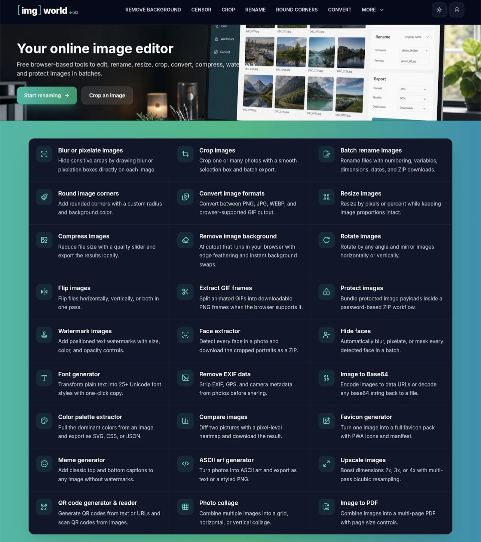 ImgWorld.biz screenshot 2