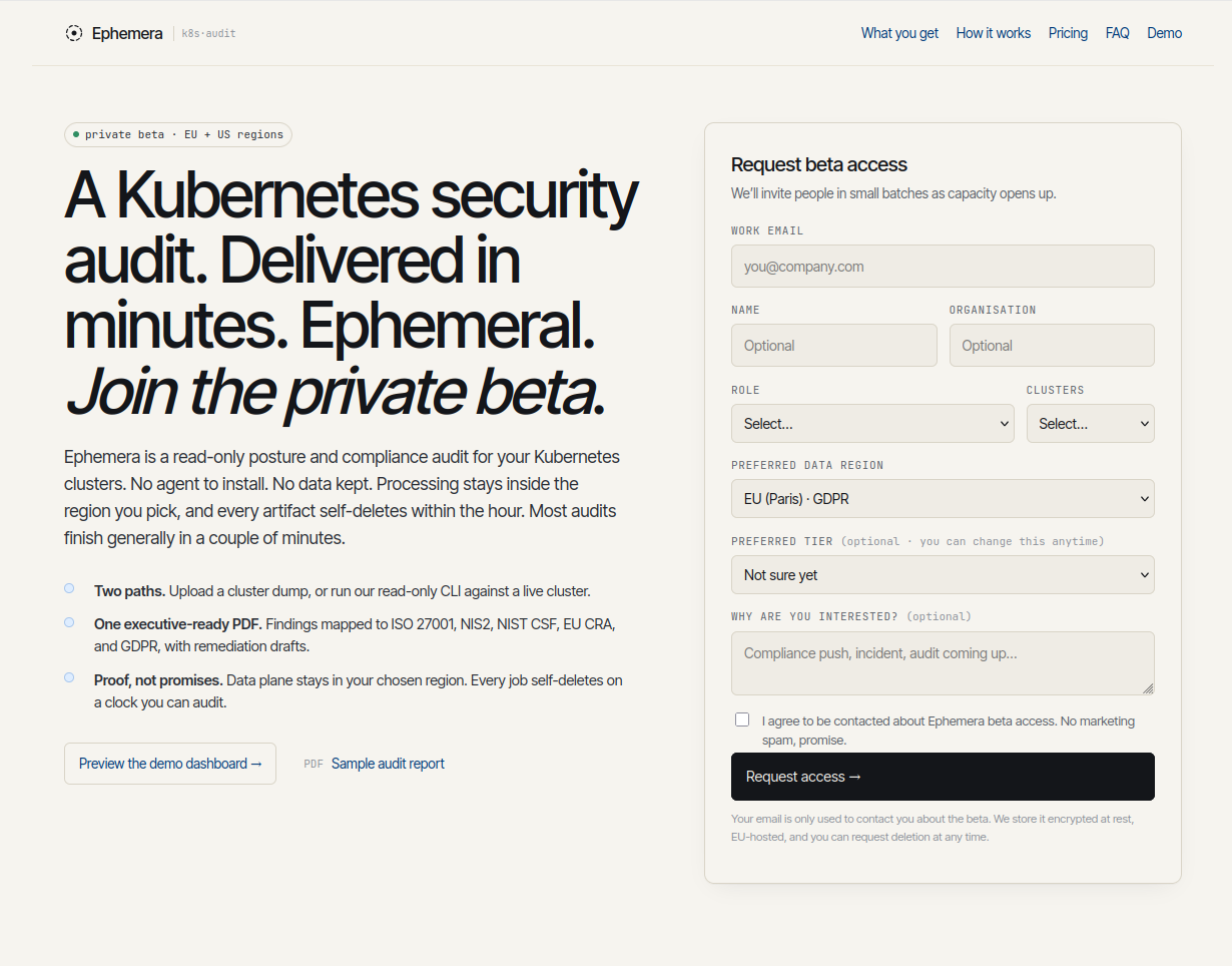 Ephemera · Join the private beta gallery image