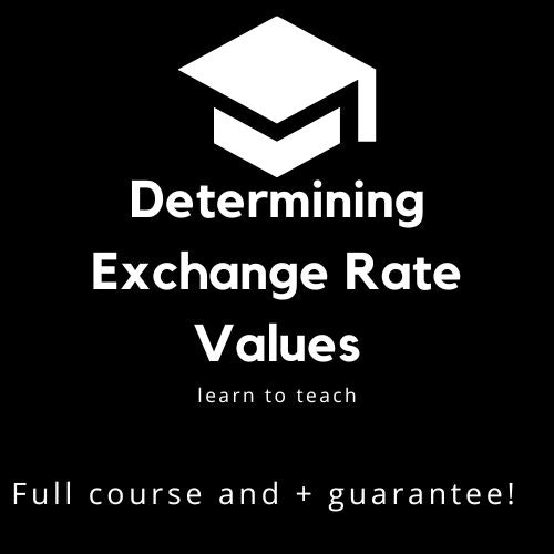 Determining Exchange Rate Values