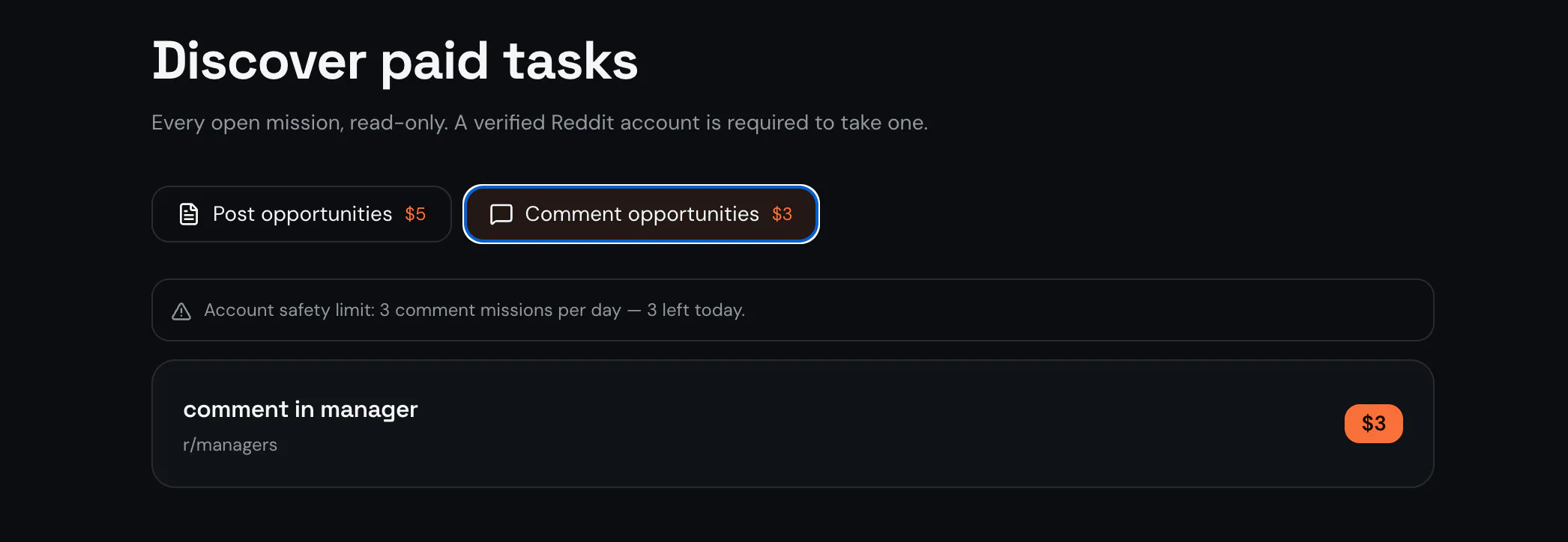 Taskreddit screenshot 2