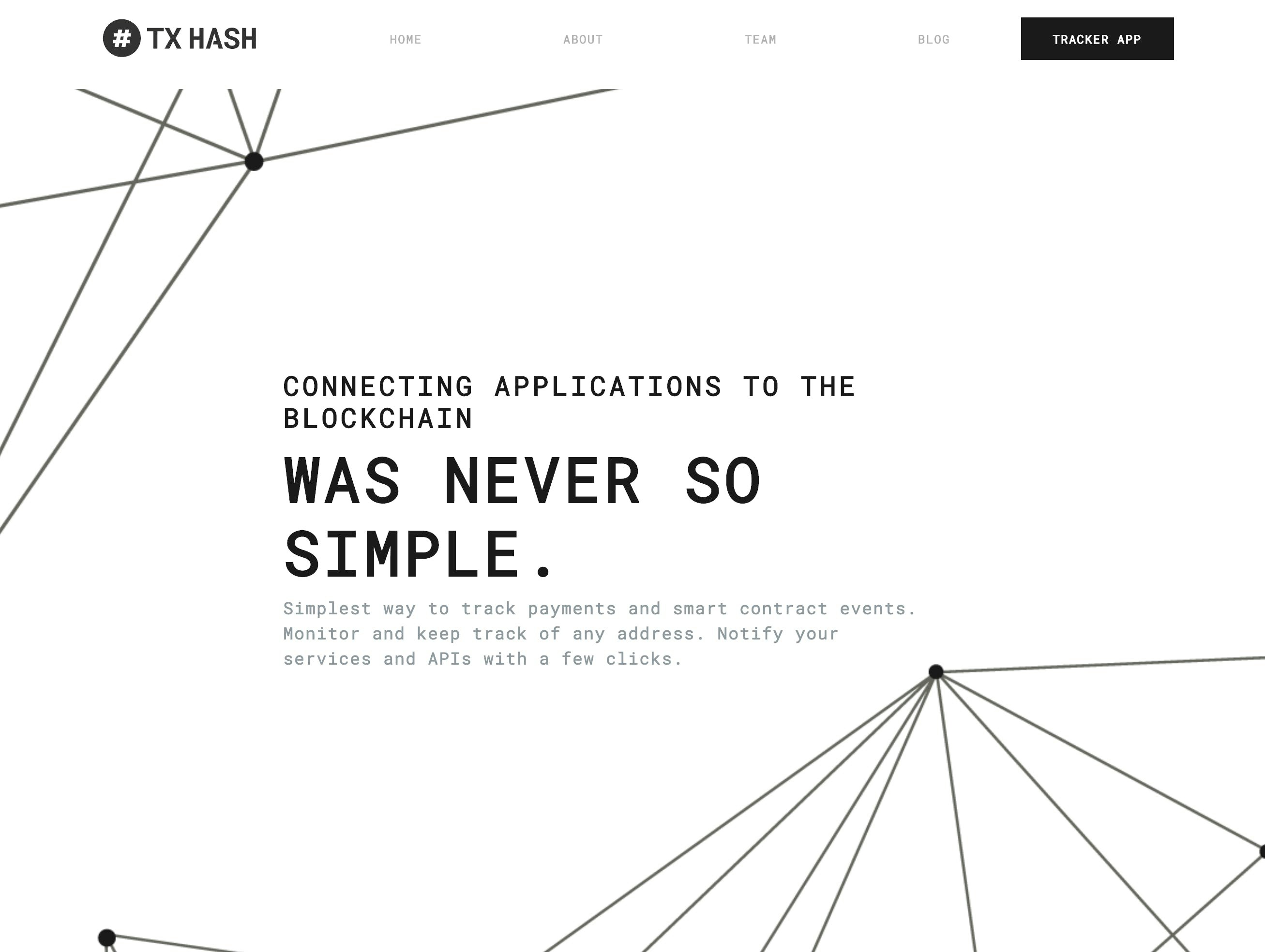 TxHash Blockchain as a Service Image