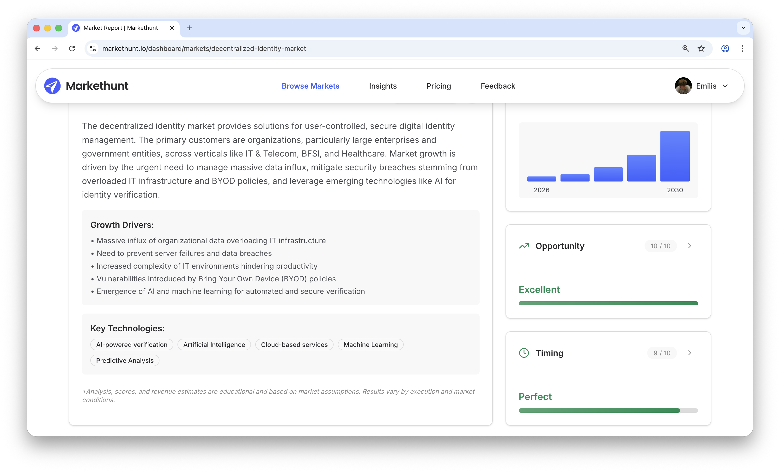 Markethunt - Screenshot 4 showing product features and functionality