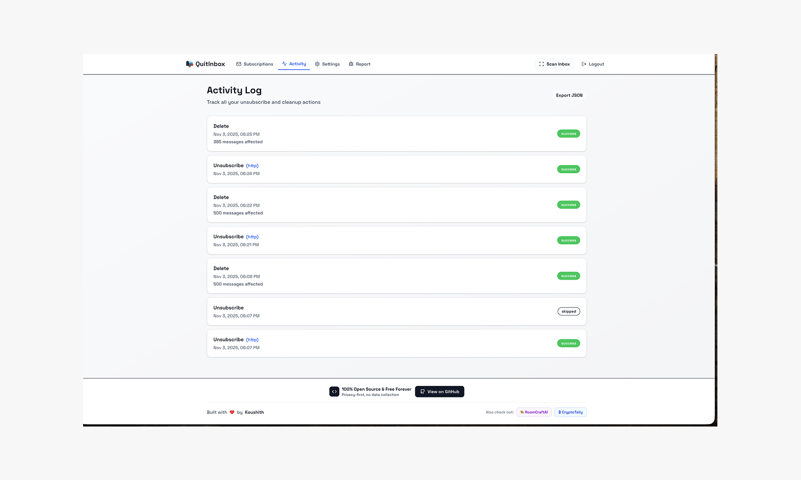 QuiteInbox gallery image