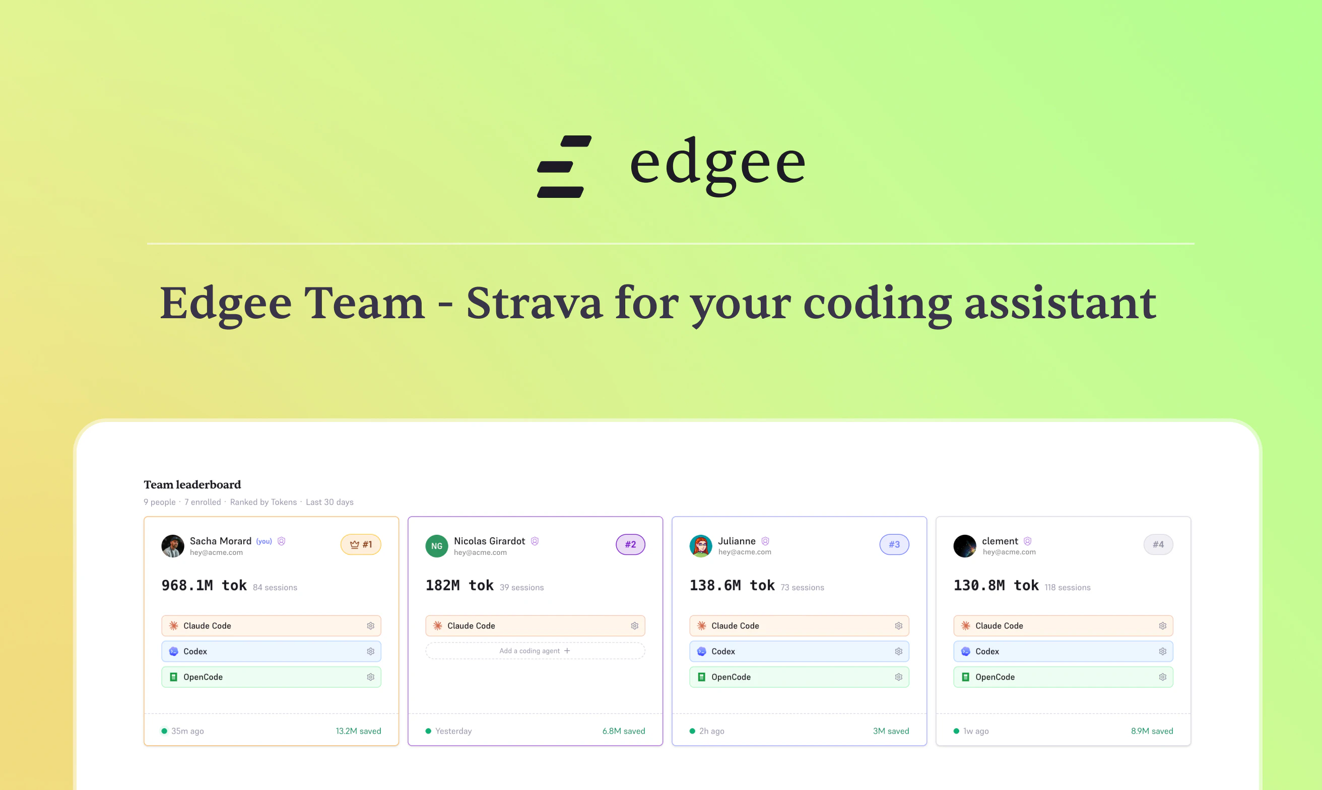 Edgee Team screenshot 1