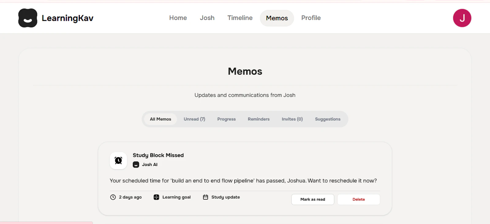 josh.learningkav screenshot 6