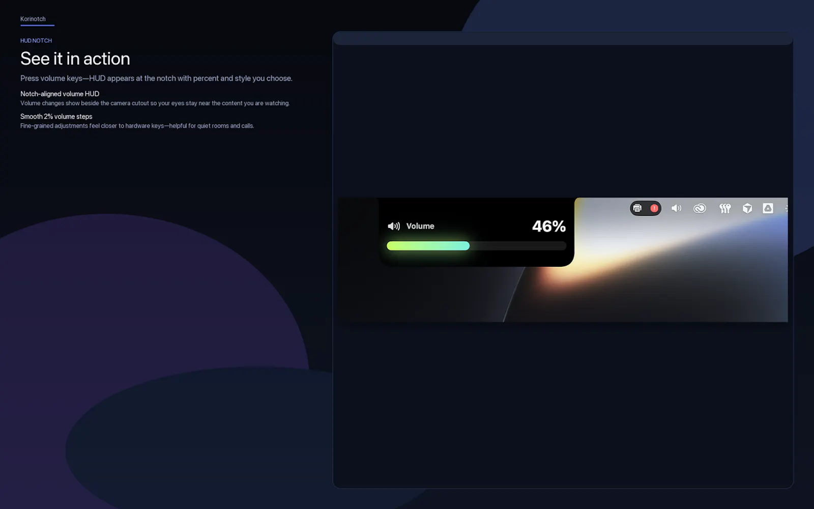 Korinotch screenshot 2