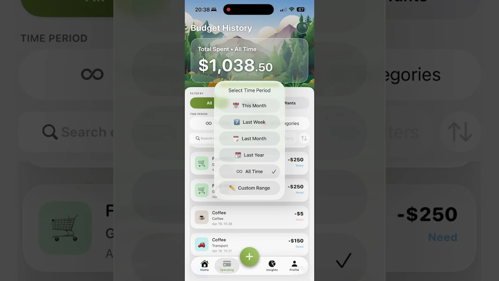 Jotter: Expense Tracker App screenshot 1 (video preview)