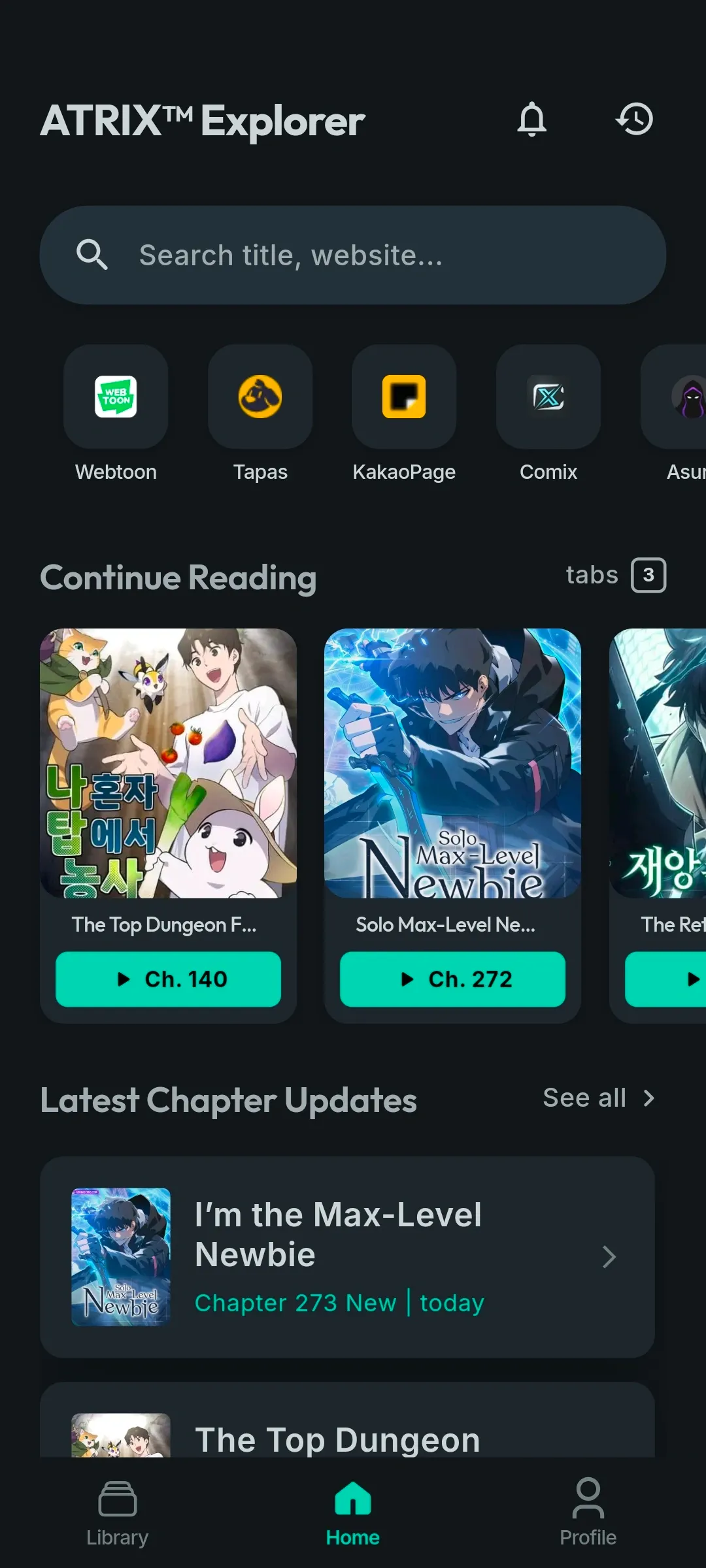Atrix Explorer screenshot